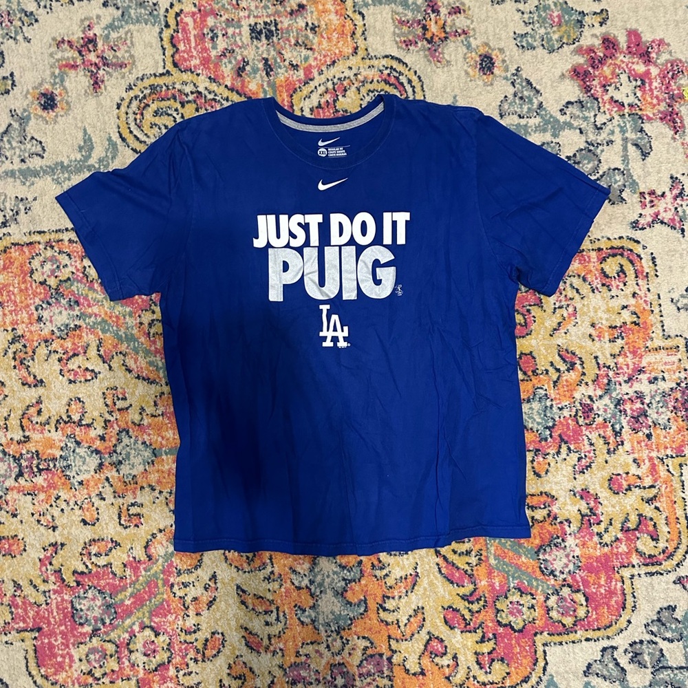 Nike Blue 'Just Do It Puig' T-Shirt